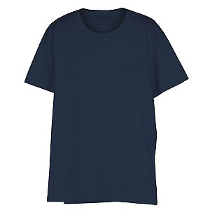 Camiseta Ellus Cotton Fine Co Classic Masculina Azul Marinho