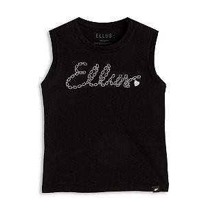Regata Ellus Love Chain Feminina Preta