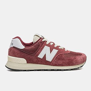 Tênis New Balance 574 V2 Masculino Bordô U574YC2