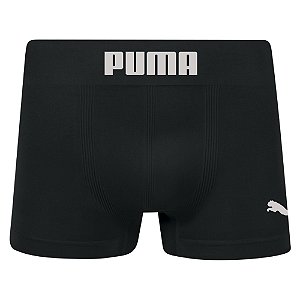 Cueca Boxer Puma Sem Costura Preta