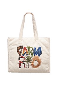 Bolsa Farm Tote Praiana Tote Farm Rio Off White