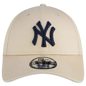 Boné New Era 940 MLB 940 New York Yankees Bege Logo