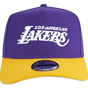 Boné New Era 940 A-Frame NBA Los Angeles Lakers Core Amarelo