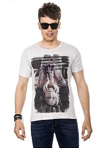 CAMISETA MASCULINA UPSIDE DOWN RED FEATHER