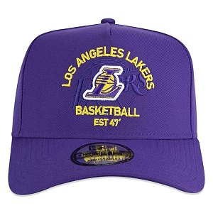 Boné New Era 940 NBA Los Angeles Lakers Core Est 47 Lilás