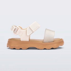 Sandália Mini Melissa Kick Off Sandal Baby Bege