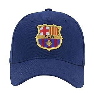Boné Barcelona Etiqueta Bordado Frontal Traseiro Licenciado