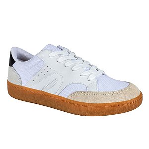 Tênis Rainha Castle II Masculino Branco Preto Natural