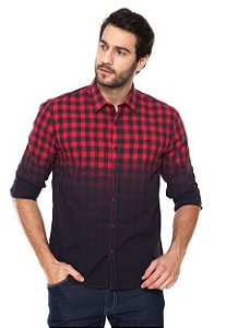 Camisa Ellus Dip Dye Light Voil Check Xadrez Várias Cores