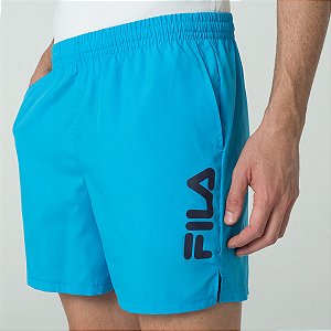 Short Fila Train 5 Masculino Azul Claro
