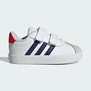 Tênis Adidas VL Court 3.0 Skateboarding Infantil Branco