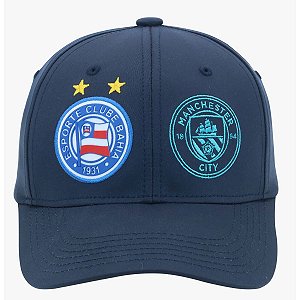 Boné Bahia Manchester City Patch Masculino Azul
