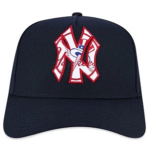 Boné New Era 940 MLB New York Yankees World Of Logos Marinho