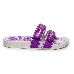 Chinelo Slide Farm Praiana Duplo Crepúsculo
