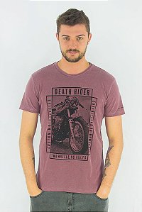 Camiseta Vintage Death Rider Ellus - LILÁS