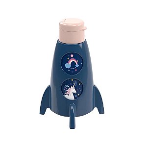 Garrafa Unicórnio Foguete 320 ml Plasutil