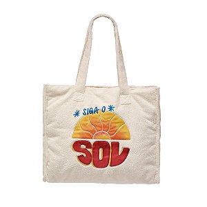 Bolsa Farm Totebag Praiana Rio de Flor Off White