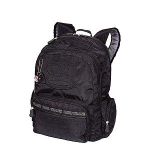Mochila Paul Frank Classics Feminina Preta