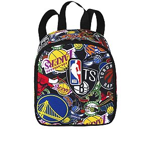 Lancheira Grande NBA Begins Logos Sestini Preto