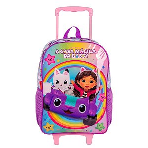 Mochila de Carrinho Gabby Rainbow Grande Colorido