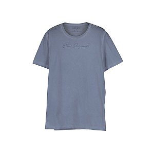 Camiseta Ellus Washed Classic Masculina Azul