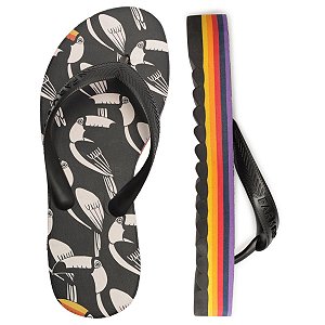Chinelo Farm Raibown Print Tucano