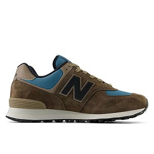 Tênis New Balance 574 Masculino Marrom Azul