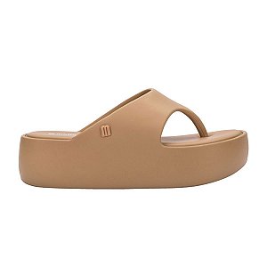 Sandália Melissa Free Platform Thong Feminino Bege