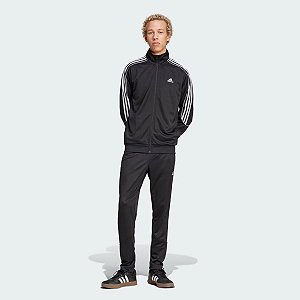 Agasalho Adidas Malha Dupla Sportswear Três Listras