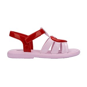 Sandália Mini Melissa Hip Lovely Rosa Claro