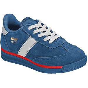 Tênis Infantil Kidy RK70 Elástico Meninos Azul Marinho
