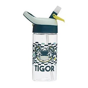 Garrafa 500ml C/Canudo Lov It Tigor Radical Pacific