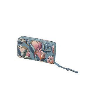 Carteira Farm Astral Romance Em Flor Azul