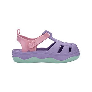Sandália Mini Melissa Zig Baby Lilás Rosa