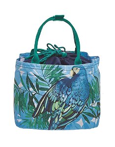 NECESSAIRE FARM ZIRIGUIDUM MAXI ARARA ESTAMPADA