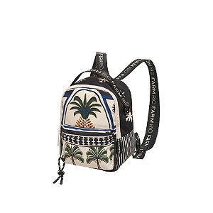 Mini Mochila Farm Borogodó Jardim Tropical