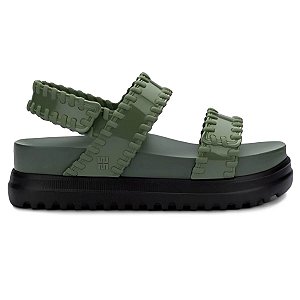 Sandália Melissa Dune Platform Preto Verde