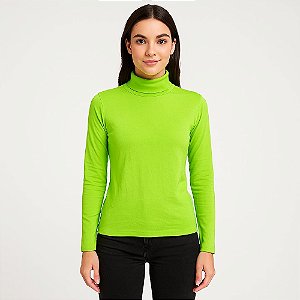 Blusa Colcci Manga Longa Gola Feminina Verde
