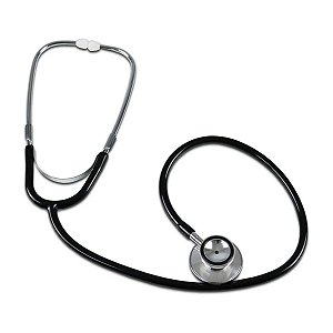 Estetoscópio Duplo Profissional Dellamed Pulmonar Cardíaco