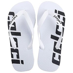 Chinelo Colcci Logos Masculino Branco