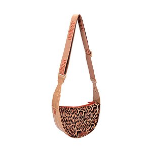 Bolsa Melissa Vibe Bag Print Bege Vermelha