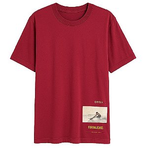 Camiseta Forum Box Bordô Masculina