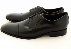 SAPATO SOCIAL CNS PRETO MASCULINO OXFORD COURO