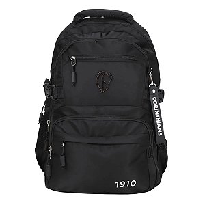 Mochila Corinthians 1910 Licenciada Preta Esportiva
