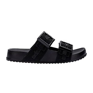 Sandália Mini Melissa Cozy Slide M Lover Infantil Preto