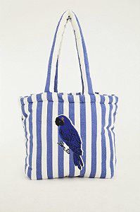 Bolsa Farm Totebag Solzão Arara Listrada