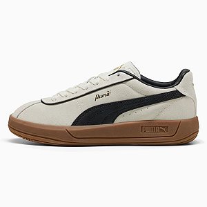 Tênis Puma Club Klassica SD Feminino Warm White Black Bege