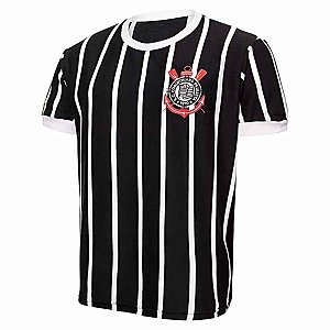 Camiseta Retrô Corinthians Plus Size Democracia 1982 Oficial