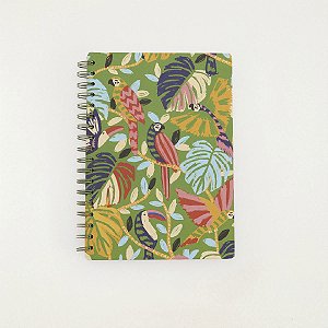 Caderno Farm Universitário Bosque de Pássaros 100 folhas
