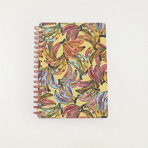 Caderno Farm Universitário Cor de Banana 100 folhas